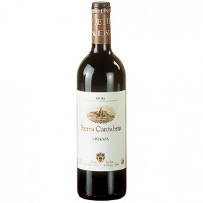 Vino tinto crianza D.O Rioja SIERRA DE CABNTABRIA botella 75 cl